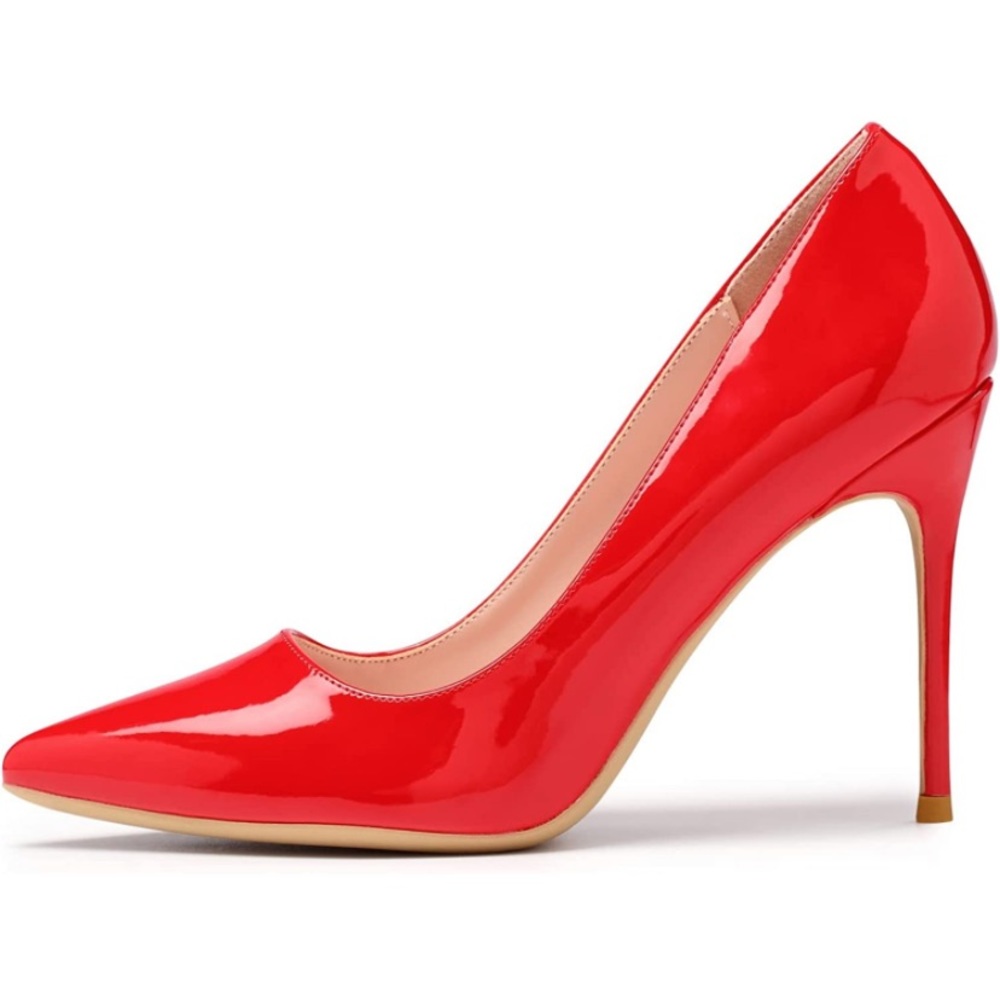 New Elisabet Tang Red Heels size 8